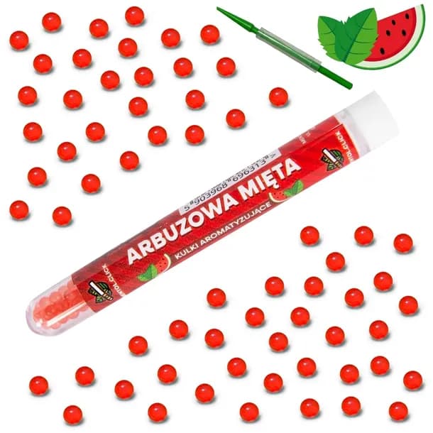 Kulki smakowe do papierosów ARBUZ MIĘTA miętowe 50szt
