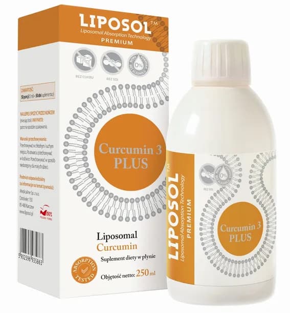 Aliness Liposol Liposomalna Curcumina 3 PLUS 250ml