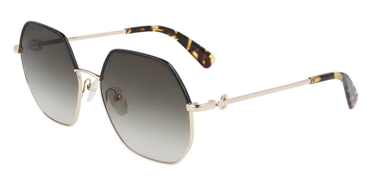 Longchamp LO140SL 727 58 Zlote Damskie Okulary Przeciwsloneczne