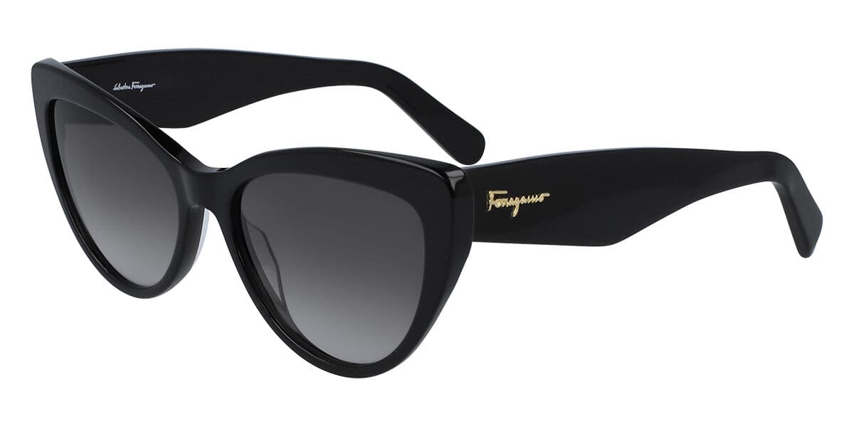 Salvatore Ferragamo SF 930S 001 56 Czarne Damskie Okulary Przeciwsloneczne