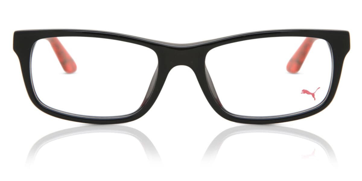 Puma PJ0009O Dzieciece 001 49 Czarne Dzieciece Okulary Korekcyjne