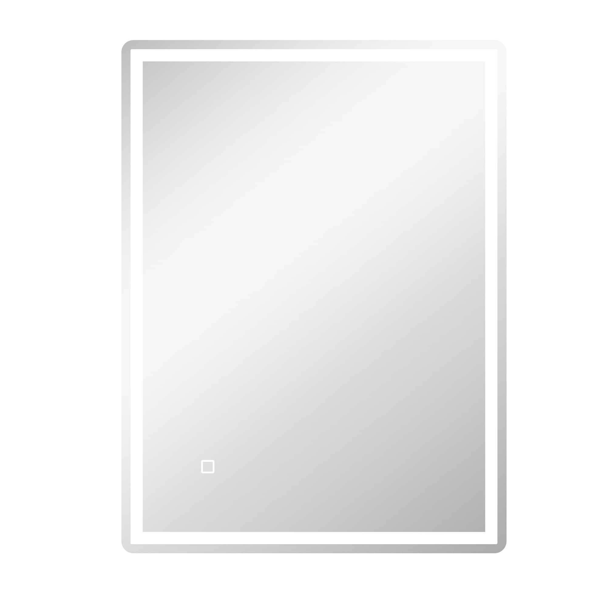 HOMCOM Oświetlenie Łazienkowe LED z Regulacją Jasności i Przełącznikiem Dotykowym 80x60cm Wodoodporne | Aosom PL