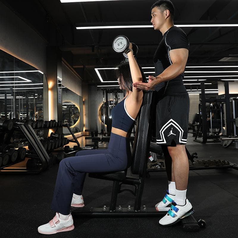 Profesjonalne buty do przysiadów i martwego ciągu buty do podnoszenia ciężarów męskie buty do fitnessu halowego z twardą podeszwą wspierające
