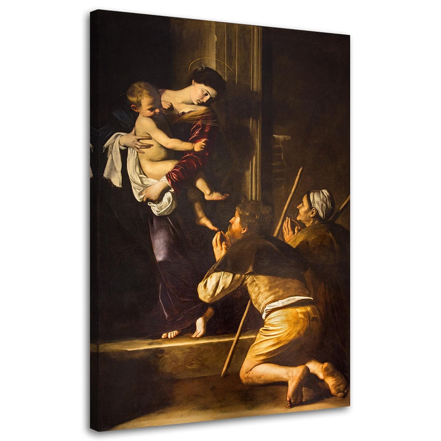 Obraz na płótnie REPRODUKCJA Caravaggio Madonna z Loreto multikolor