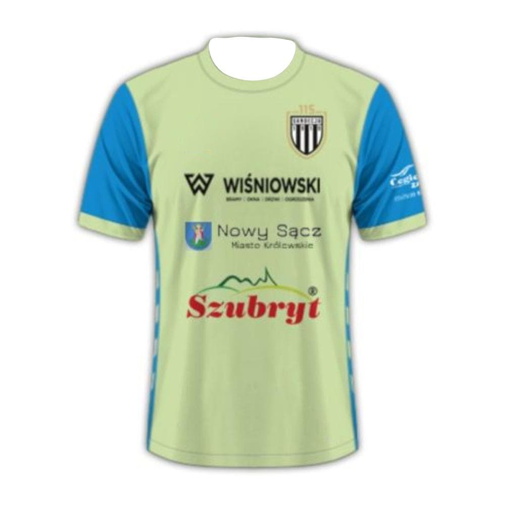 2026 Sandecja Nowy Sącz Koszulka Drużynowa z Krótkim Rękawem Polska Liga Edycja dla Kibica Oddychająca Szybkoschnąca Koszulka Sportowa 3XL