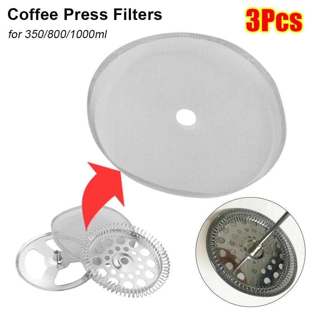3 szt. 350/800/1000 ml Filtry do kawy typu French Press Akcesoria do kawy Do ekspresu do kawy Dzbanek do kawy