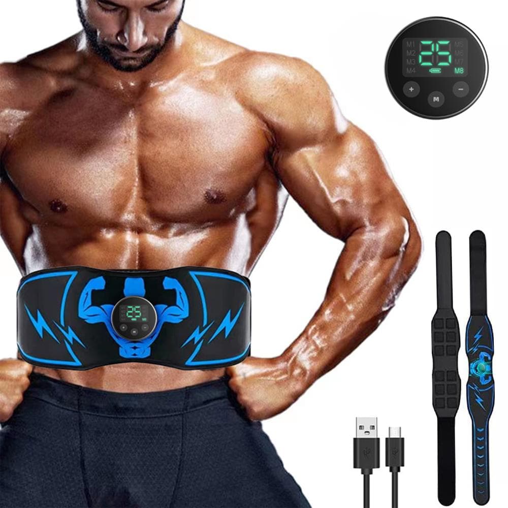 EMS stymulator mięśni pas wyszczuplający do ciała brzucha elektryczny inteligentny ABS trener ramię noga talia odchudzanie Fitness pas wibracyjny
