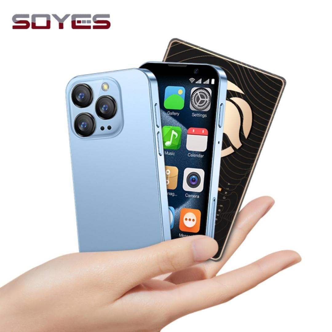 SOYES XS18 Mini Smartfon w Kształcie Karty 3,0-calowy Ekran HD 2GB RAM 16GB ROM Aparat 5MP Dual SIM Full Netcom Face ID WCDMA 3G Telefon Komórkowy