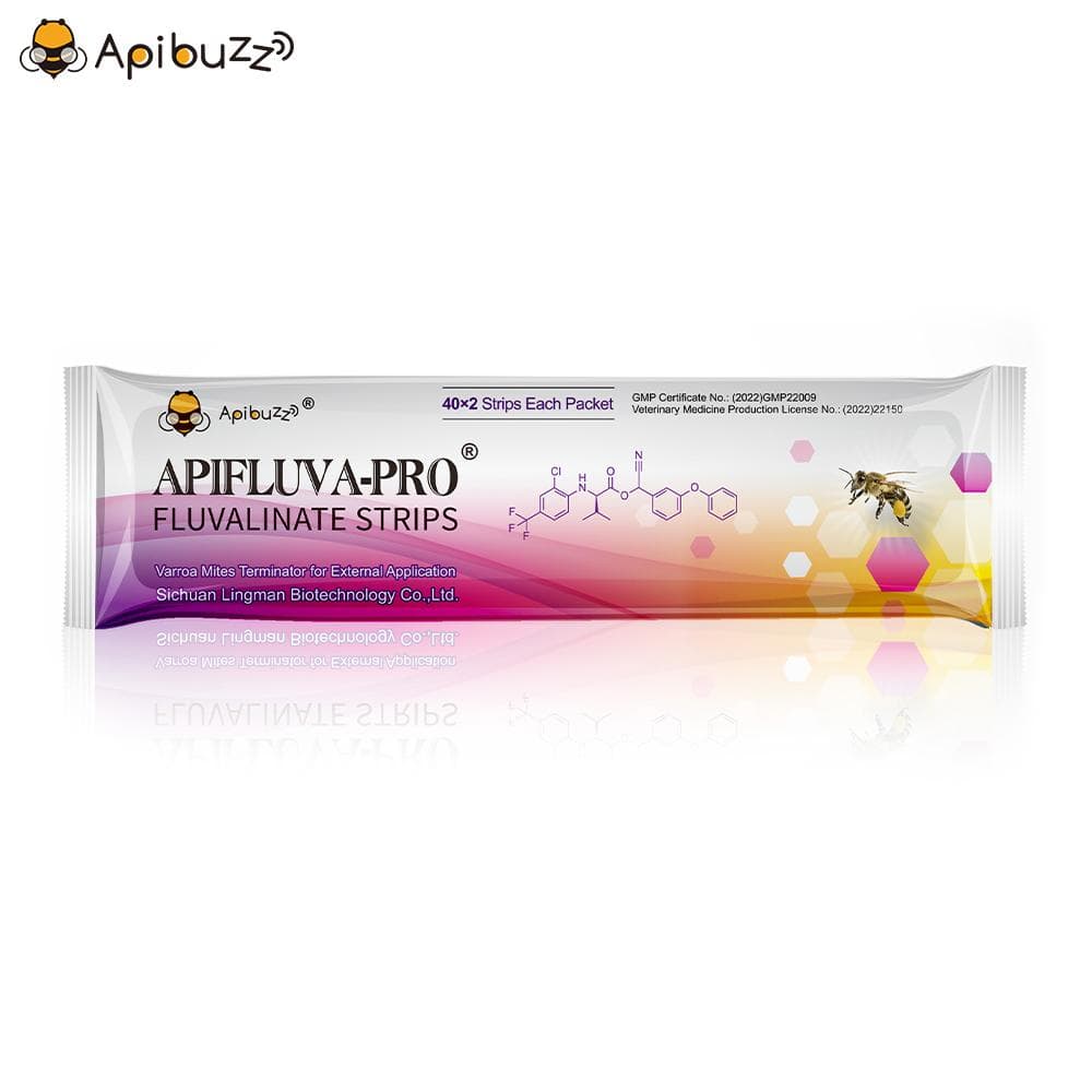 Apibuzz APIFLUVA-PRO Varroa Strips - Artykuły pszczelarskie i akcesoria dla pszczół - Sprzęt pszczelarski