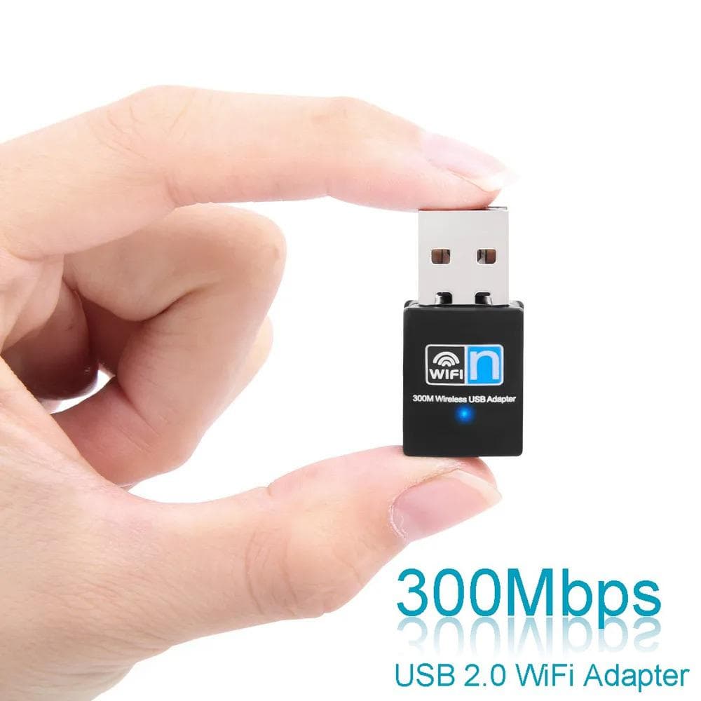 Karta sieciowa USB WiFi 300 Mbps Karta sieciowa bezprzewodowa Adapter Wi-Fi 2.4G Dongle do komputera stacjonarnego Laptop