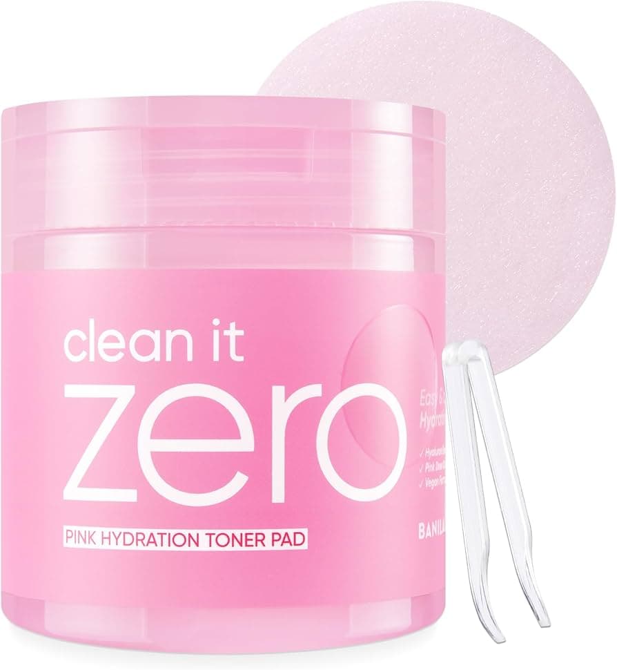 Clean it Zero Różowy Tonik Nawilżający w Płatkach 235ml 70płatków ORYGINALNY SKLEP