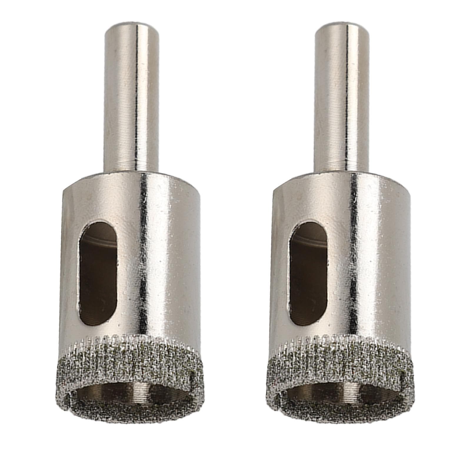 2 szt. 20 mm diamentowe wiertło z okrągłym trzonkiem do otwierania otworów do szkła, marmuru, płytek ceramicznych