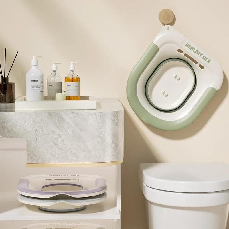 Ergonomiczna Składana Toaleta Sitz Bath Miska do Moczenia z Przenośną Konstrukcją do Pielęgnacji i Leczenia Kobiet w Ciąży i Pacjentów z