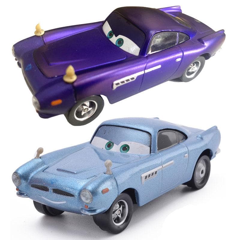Disney Pixar Samochody 2 Zygzak McQueen Finn McMissile Luigi Guido Szeryf Złomek Flo 1:55 Samochodzik dziecięcy ze stopu metali odlewanych