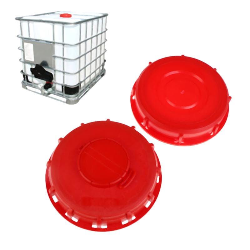 Czerwona pokrywa IBC do przechowywania wody/cieczy, złączka do zbiornika IBC, plastikowa pokrywa/korek/adapter