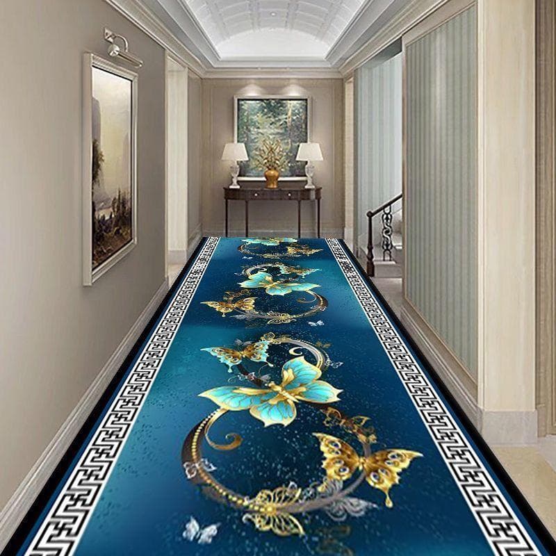 3D Plant Hallway Dywan Duszpasterskie Dywaniki Korytarz Mata Podłogowa Miękkie Schody Antypoślizgowe Długie 60x300cm