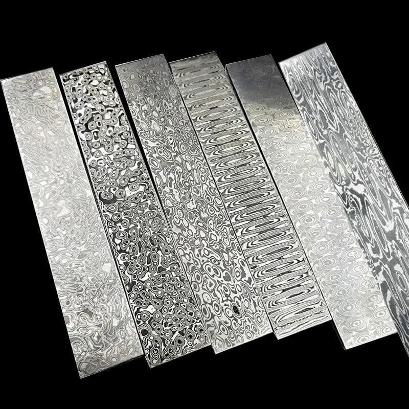 15x2,5x0,3CM 57-59 HRC VG10 Ostrze ze stali damasceńskiej Kęsy kute surowce Sandwich Taśma stalowa DIY Nóż Pusty pręt Hartowany