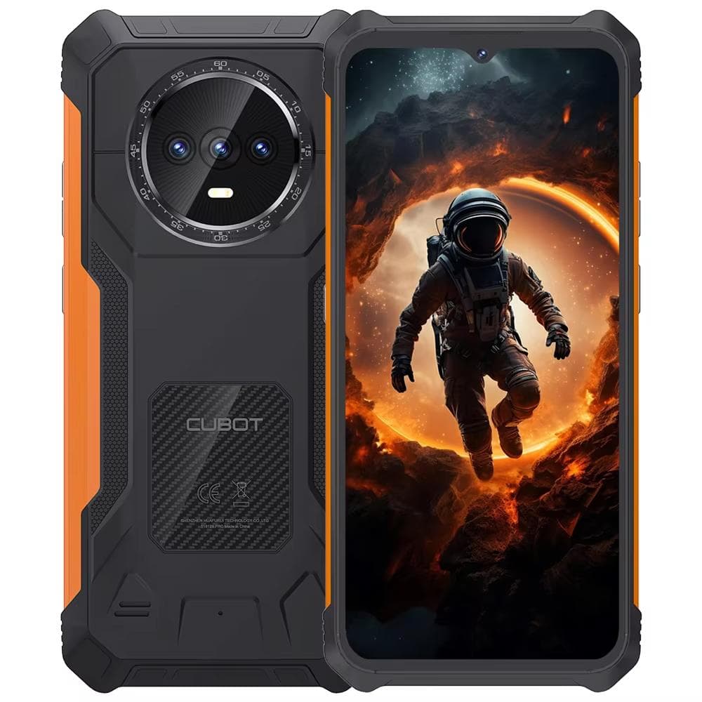 Cubot KingKong ES Ultracienki, wytrzymały smartfon z systemem Android, 16 GB pamięci RAM(6 GB + 10 GB), 128 GB pamięci ROM, ekran 6,56  90 Hz,