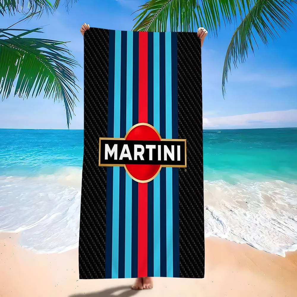 M-Martini Racing Ręcznik Kąpielowy Mikrofibra Miękki Chłonny Oddychający Dla Dziewczynki Dzieci Dekoracyjny Kreskówkowy Ręcznik Plażowy