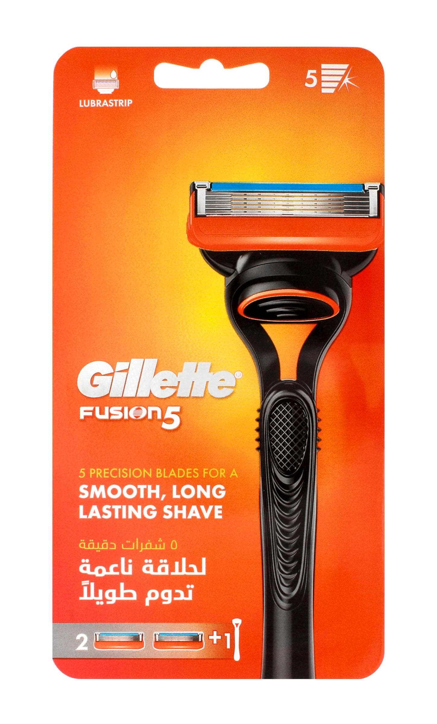Gillette Fusion 5 Maszynka Do Golenia Dla Mężczyzn + 2 Ostrza