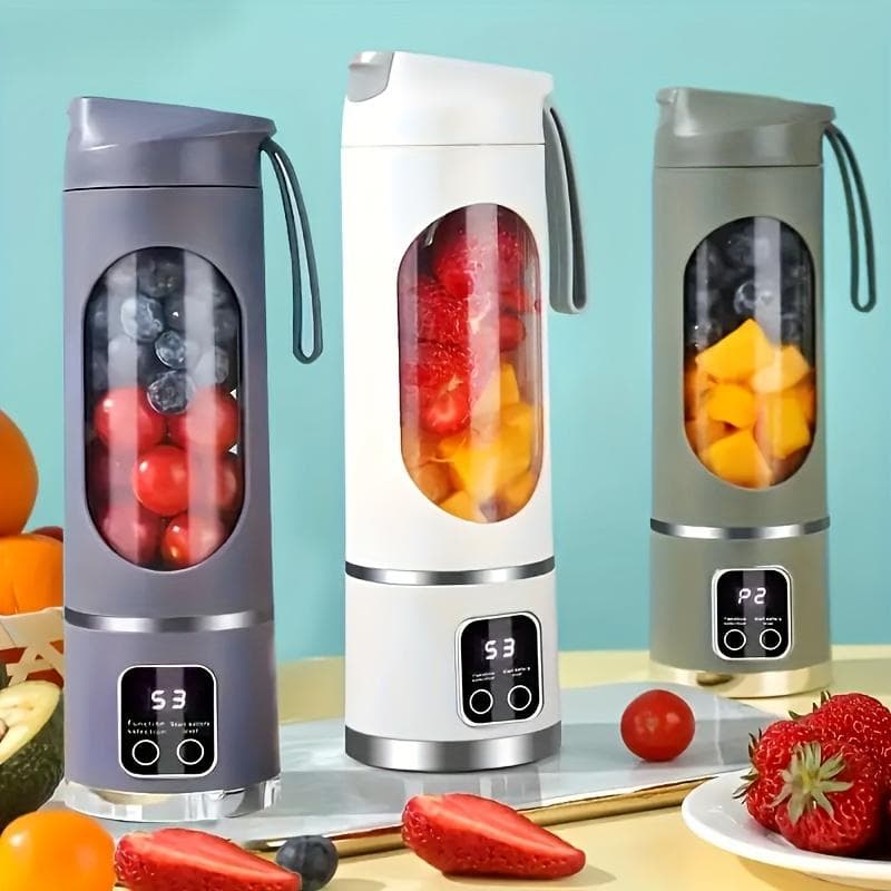 Przenośny Blender Sokowirówka Ładowany przez USB 450ml fioletowy