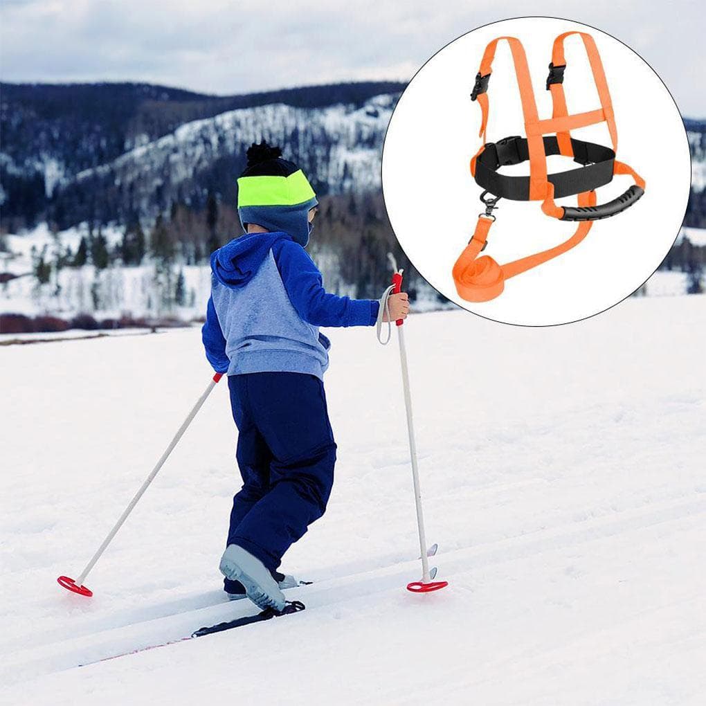 Dziecięce szelki do nauki jazdy na nartach, treningu łyżwiarstwa, snowboardu, jazdy na rowerze, pas do sportów outdoorowych z regulowanym paskiem