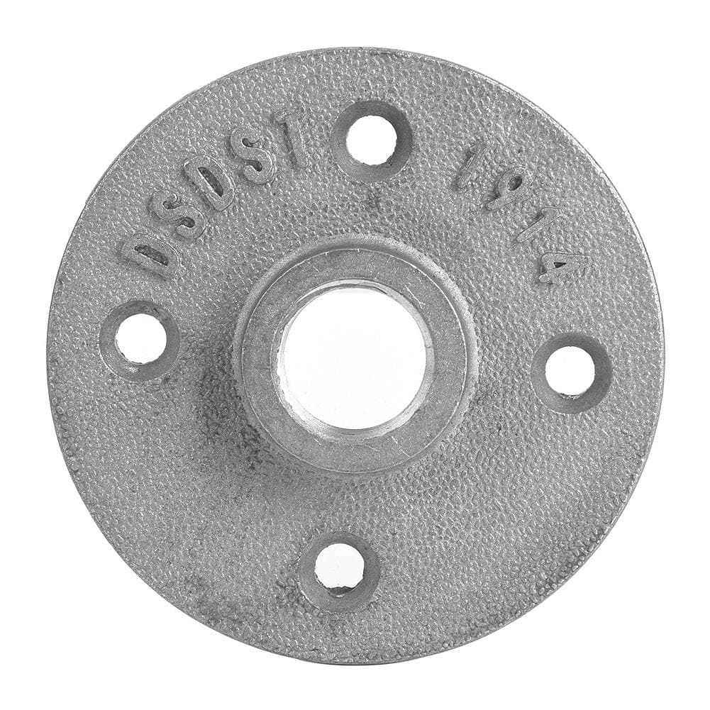 10 SZTUK DN15 12 cali 4 Otwory Kołnierz Podstawa Podłoga Kołnierz Aluminiowy Stop Gwintowany Mocowanie Półki Rura Podstawowa