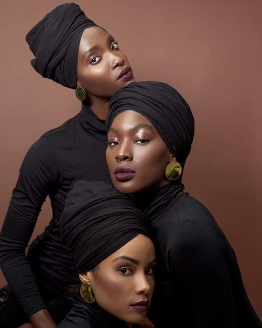 Afrykańskie chusty na głowę dla czarnoskórych kobiet Pretied Turban Stretch Headband Tie do spania Muzułmański gładki szal z dżerseju Głowa