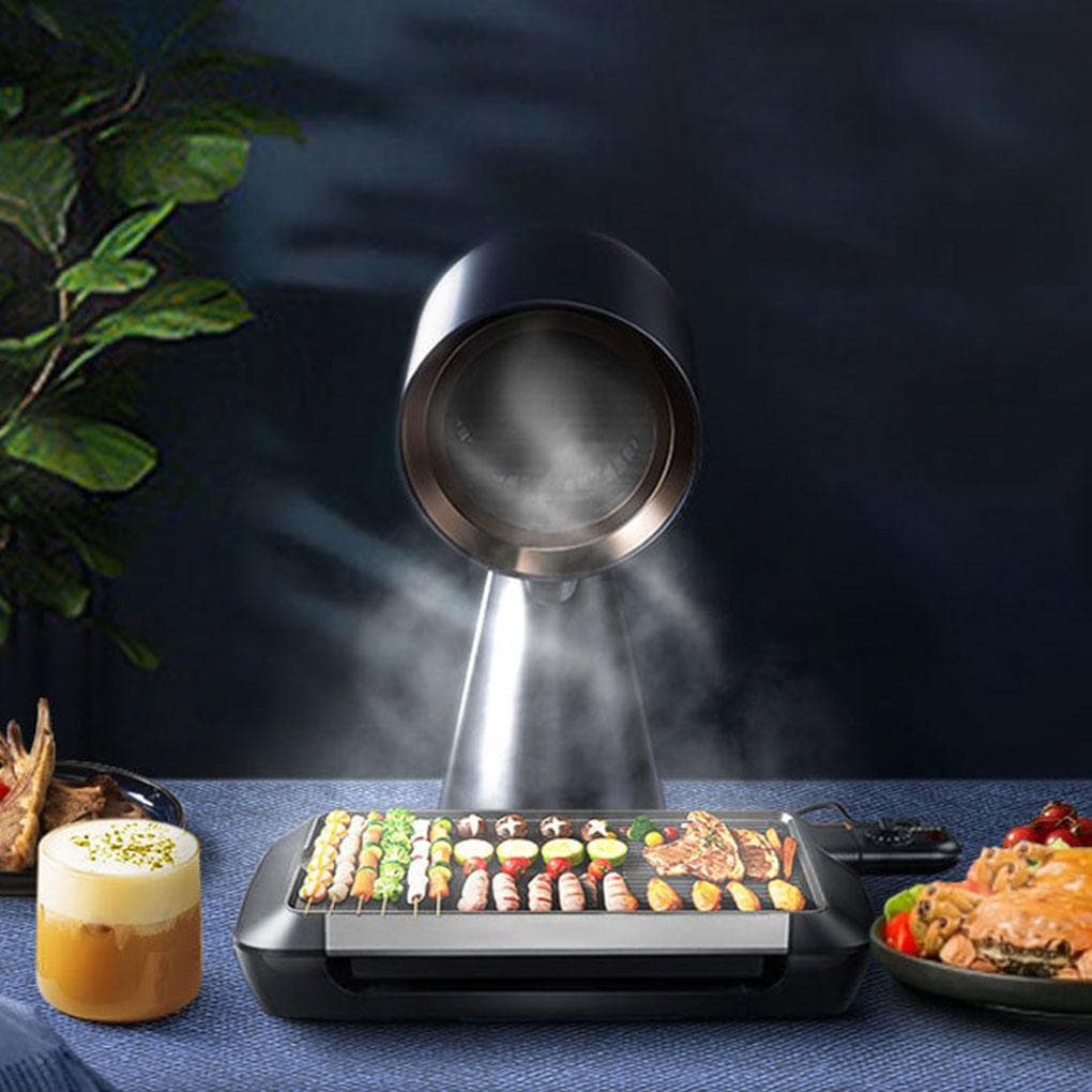 Mini Okap Biurkowy Przenośny Wewnętrzny Ruchomy Oczyszczacz Rozkładający Dymy Olejowe z Grilla Hot Pot Niski Poziom Hałasu Silne Ssanie