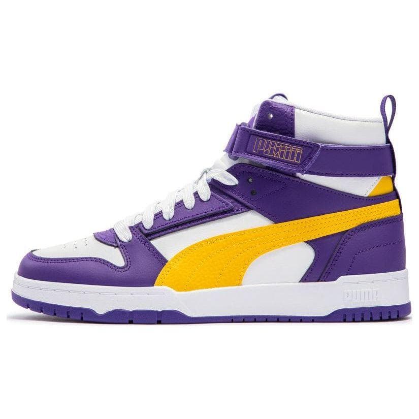 Puma Rbd Game Sneakers Wysokie Unisex Sneakers Biały Fioletowy Żółty 385839-04 cm