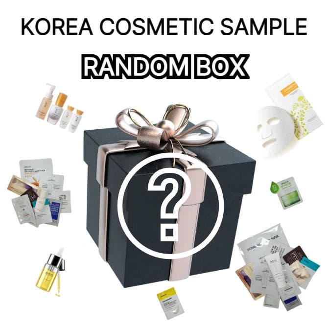 KOREAŃSKA PRÓBKA KOSMETYKU LOSOWA - Tajemnicze Pudełko Pielęgnacyjne K-Beauty (3 opcje)