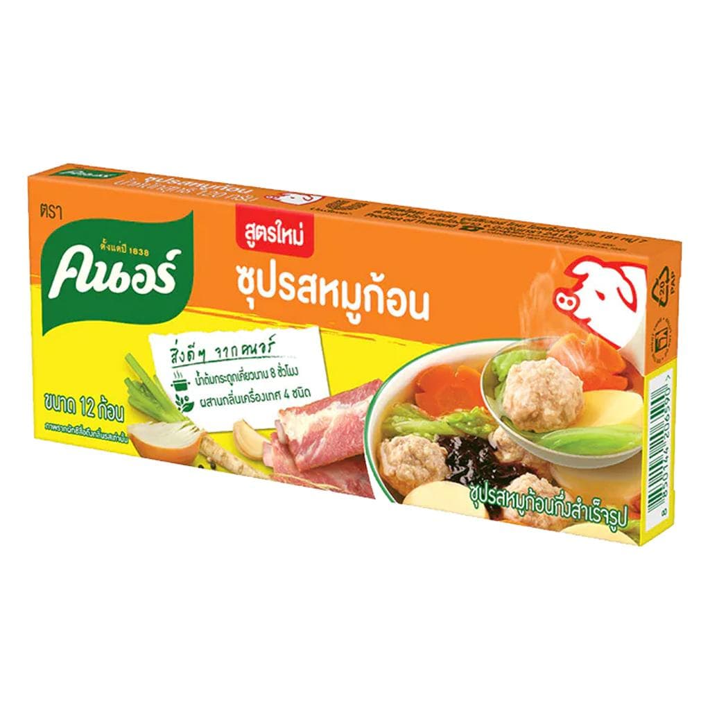 Knorr Przyprawa Rosół Wieprzowy Kostka, Bulion, 120 g. x 1 / 6 / 12 szt