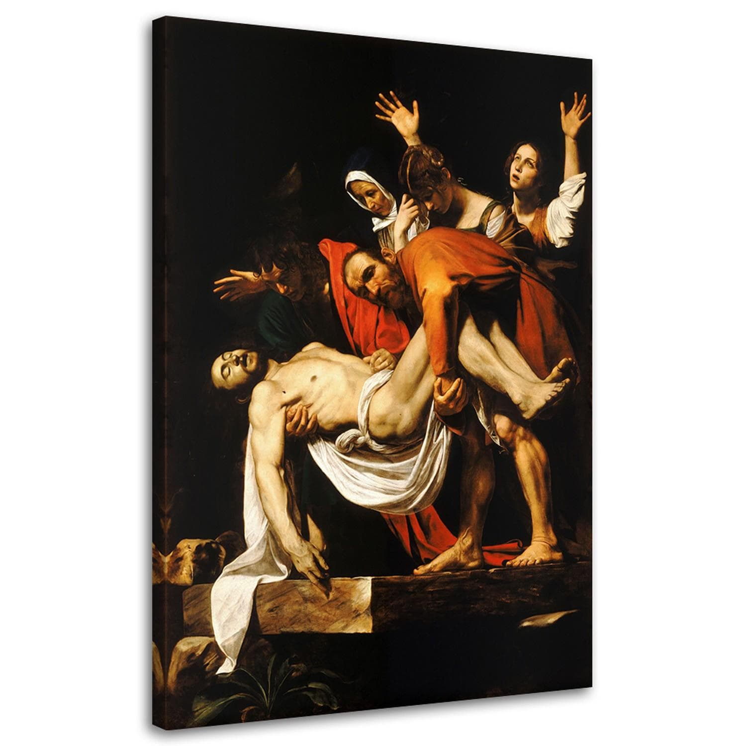 Wydruk na płótnie, Obraz z krzyża - reprodukcja Caravaggio multikolor