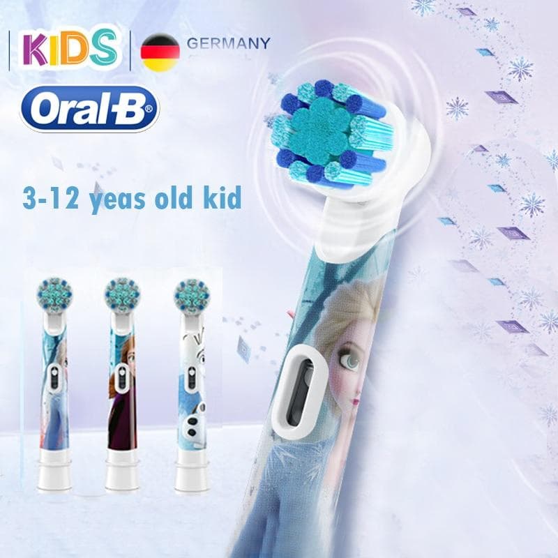 Oral B Kids elektryczne główki do szczoteczek do zębów Frozen Spider-Men Cars Mickey Princess 3 sztuk/paczka obrotowe główki szczoteczek