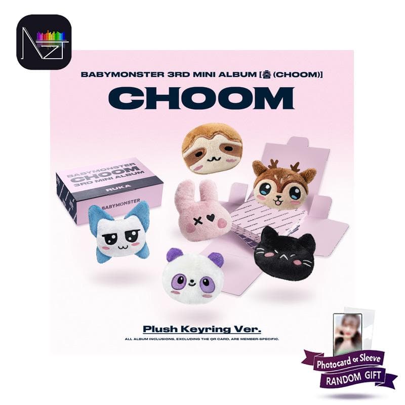 [PRZEDSPRZEDAŻ] BABYMONSTER – 3. MINI ALBUM CHOOM Pluszowy Breloczek Wersja.