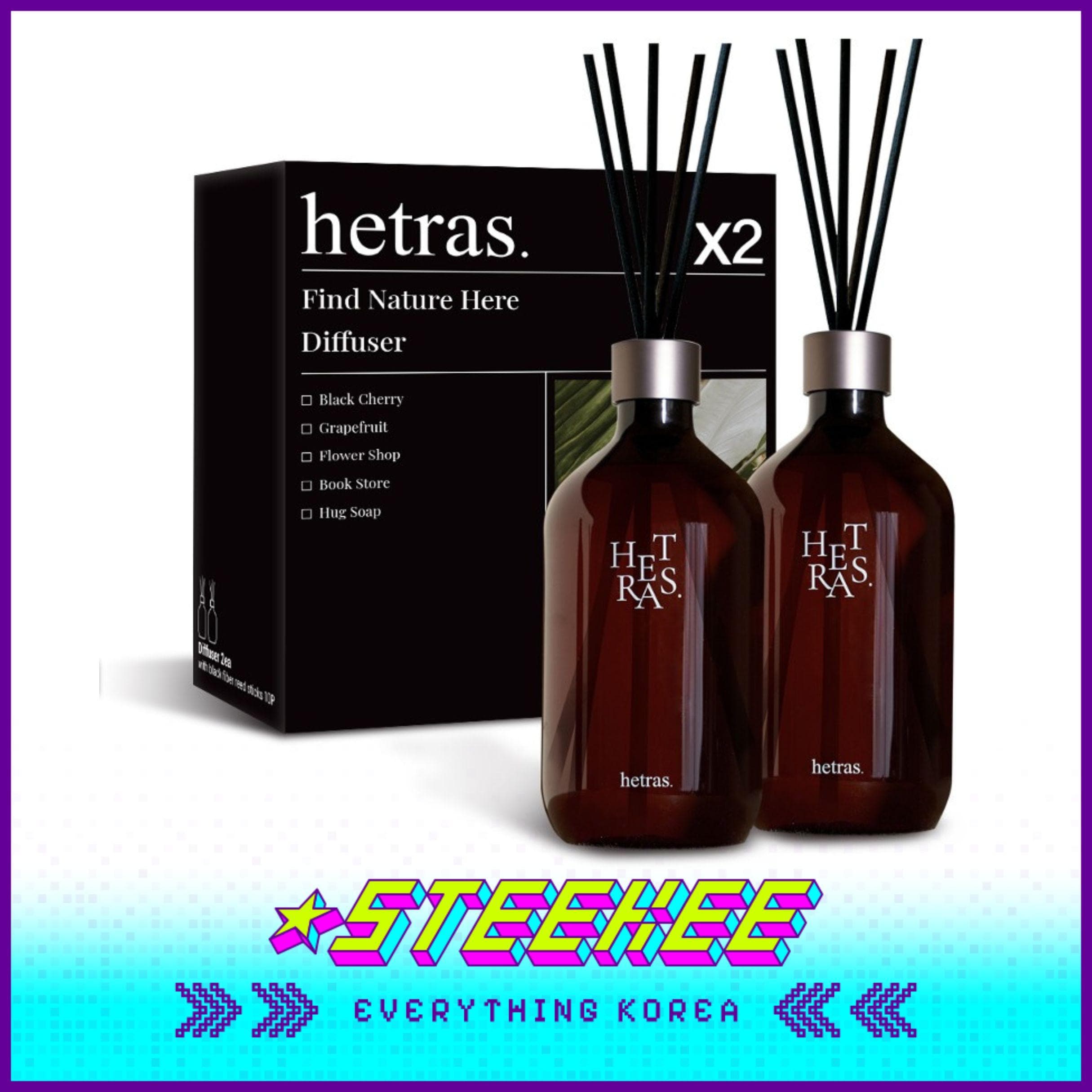 Hetras Premium Dyfuzor Zestaw Zapachowy do Domu Zestaw 2 1000ml od Steekee Korea 2471