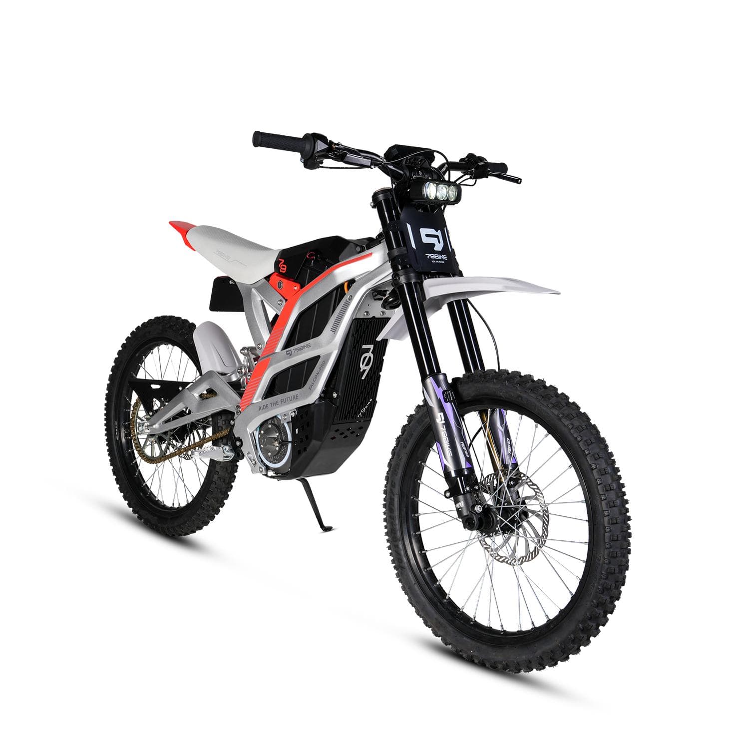 Motocykl elektryczny 79BIKE moc silnika 5000W bateria 72V35AH opony 19 * 1,4 cala prędkość maksymalna 85KM/H zasięg 100KM rower elektryczny