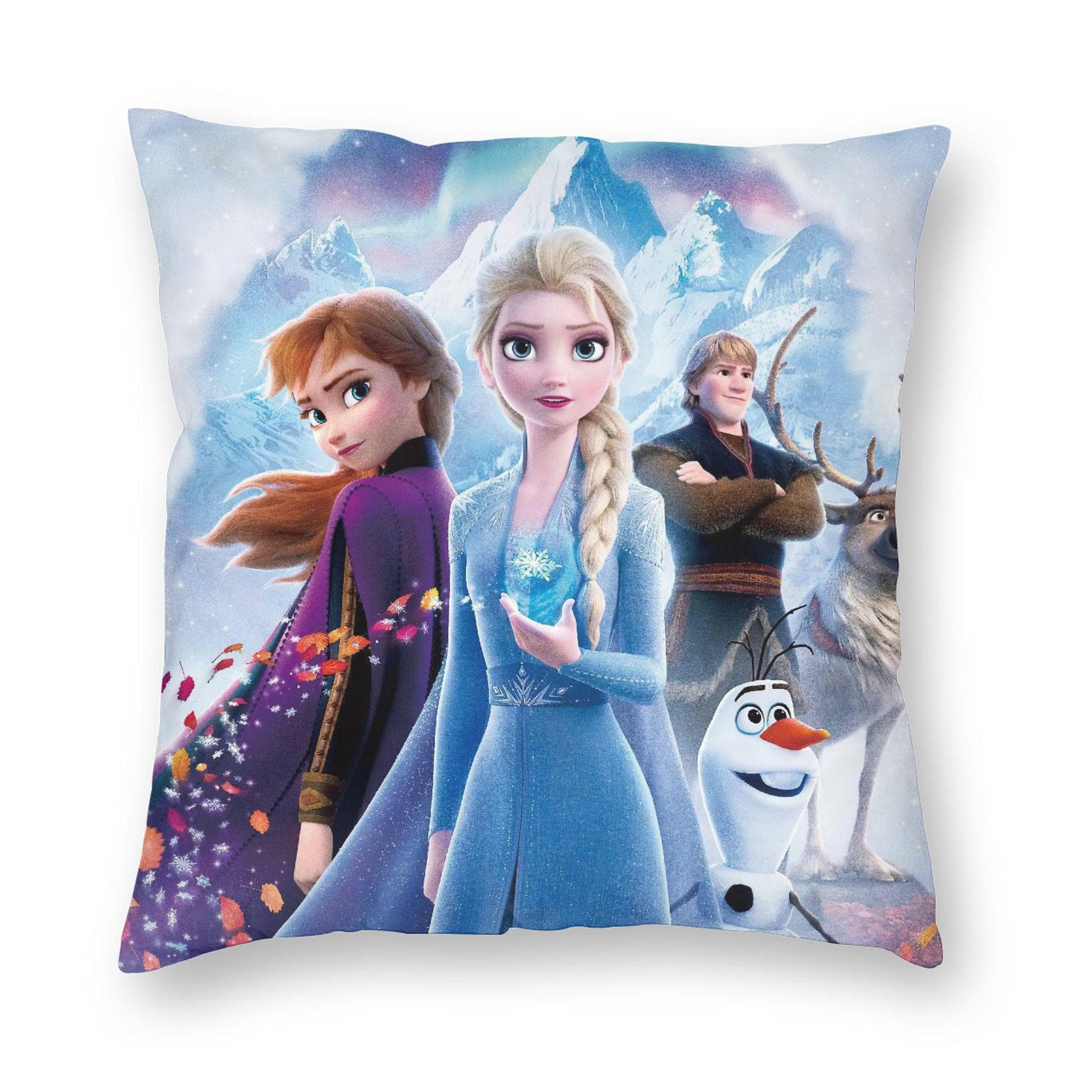 Poszewka na poduszkę z motywem Krainy Lodu Elsa Anna Princess, drukowana tkanina, poszewka na poduszkę dekoracyjną, poszewka na poduszkę na sofę,