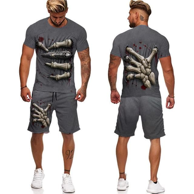 Lato BoB Marley Reggae T Shirt ustawia moda Jogging z krótkim rękawem garnitur w stylu Harajuku dres męski 3D drukowane oddychające ubrania 6XL cm