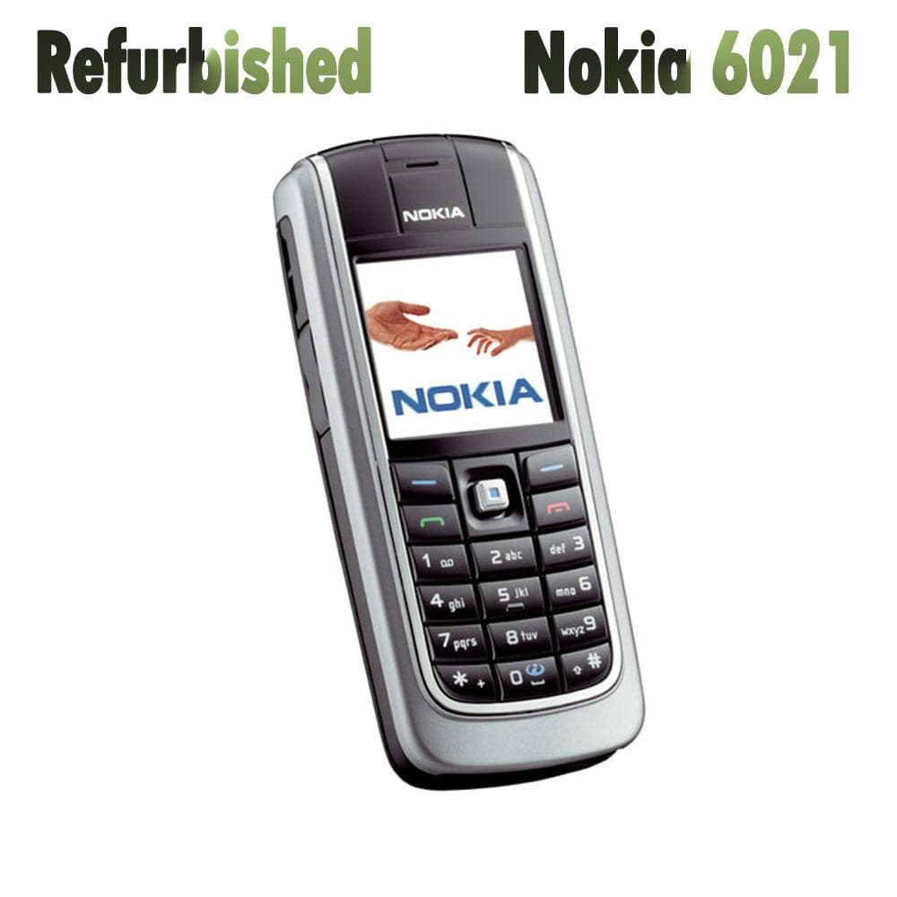 Odnowiona odblokowana oryginalna Nokia 6021 Telefon komórkowy z 1 kartą SIM czarny