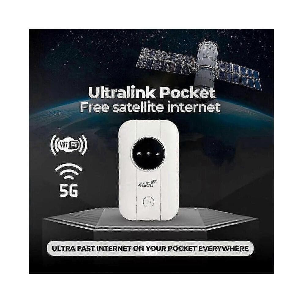 Darmowy Internet Satelitarny w Twojej Kieszeni, Router Nieograniczony Internet Satelitarny Przenośny Internet Satelitarny WiFi, Ultra Link Freeu