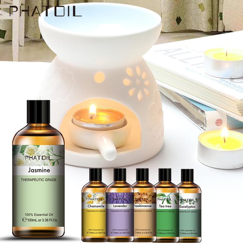 PHATOIL 100ML Czysty olejek eteryczny z wanilii, lawendy i drzewa sandałowego do aromaterapii, dyfuzora, masażu, jogi, relaksu, pielęgnacji