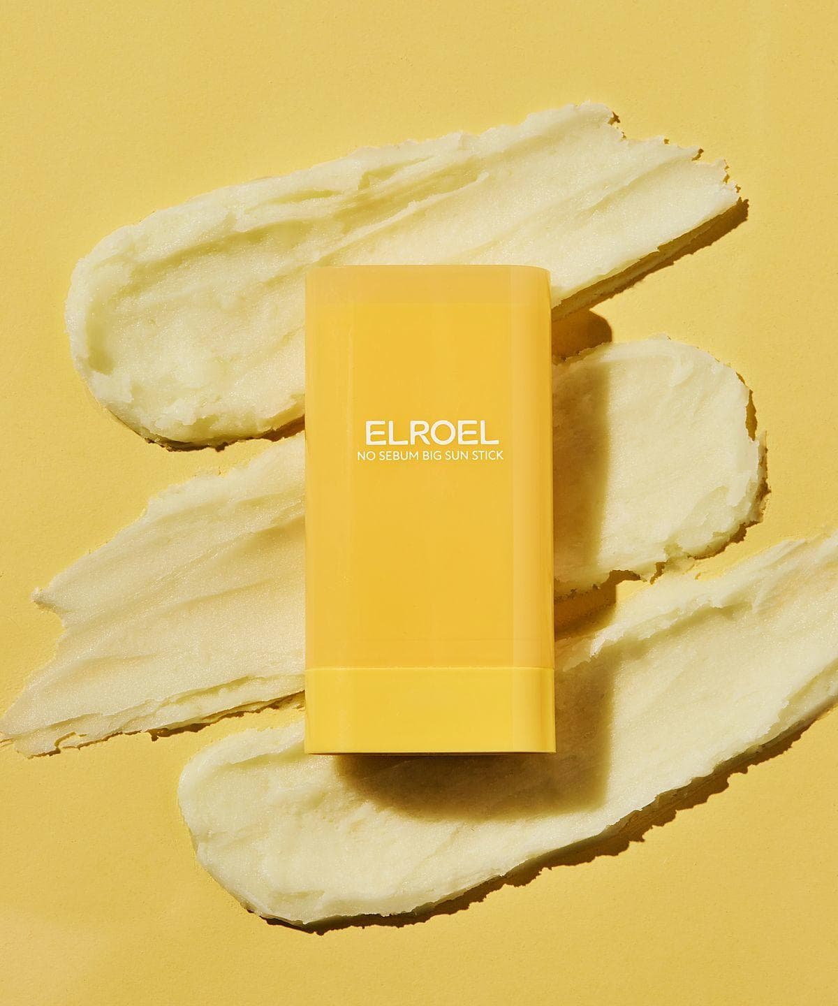 ELROEL No Sebum Big Sun Stick 19g / SPF50+ PA++++ – Wysoki poziom ochrony UVA i UVB, Nawilżający, Kosmetyki koreańskie, Kbeauty
