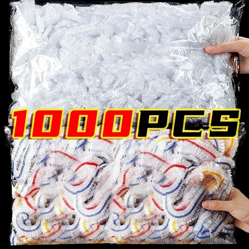 100-1000 szt. Folia spożywcza Pokrywka Plastikowa Jednorazowa Pokrywka Kuchenna do Zachowania Świeżości Elastyczna Opakowanie Worki do