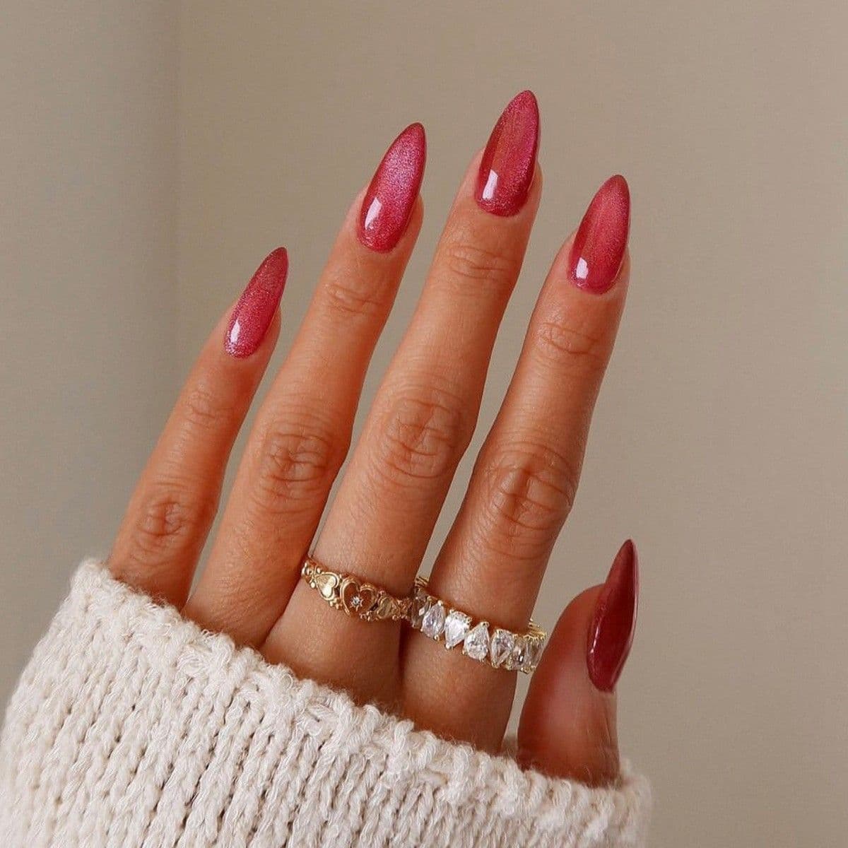 24 szt./zestaw Cat's Eye Multi Nail Wear Nail Removable Fake Nail Art Patch