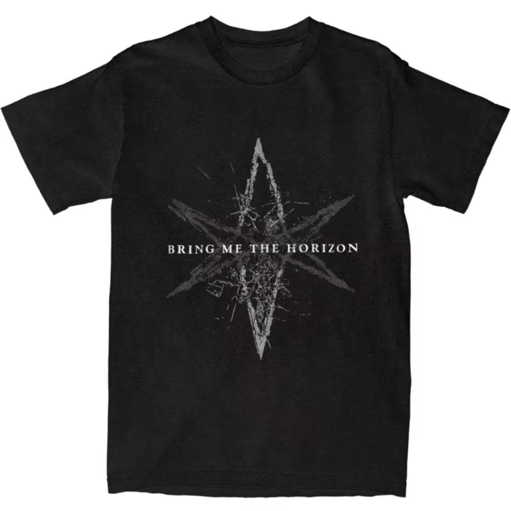 Męska Damska Koszulka BMTH Bring Me The Horizons Koszulki Harajuku Metalowa Muzyka Gotycka Koszulka Y2K Casual Bawełniane Oversize Topy cm
