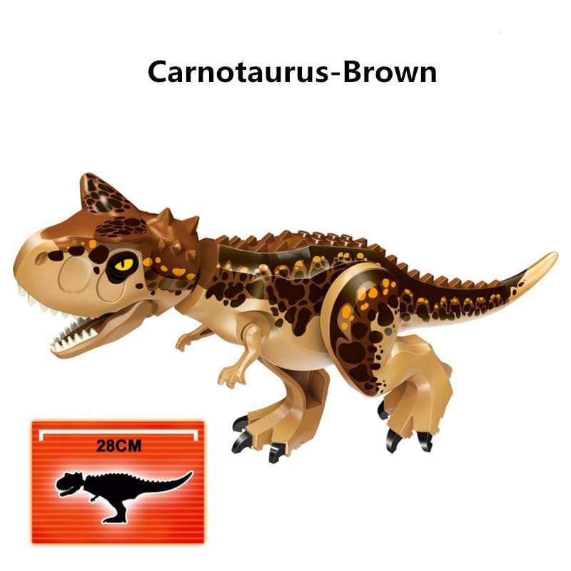28CM Ogromny Raptor Carnotaurus Klocki Dinozaur Klocki Tyranozaur T-Rex Złóż Zabawki dla Dzieci Prezent dla Dzieci Prezenty Świąteczne 01