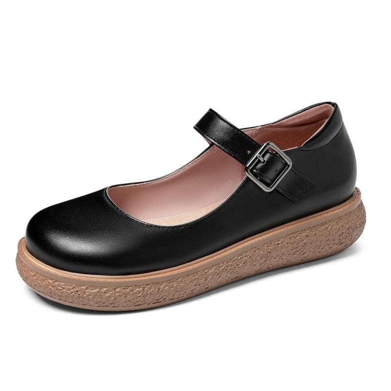 Damskie Płaskie Buty Oxford Mary Janes Jesień Wiosna Brogsy Skórzane Codzienne Nude Czarne Białe Biurowe Do Chodzenia Damskie Buty Wygodne cm