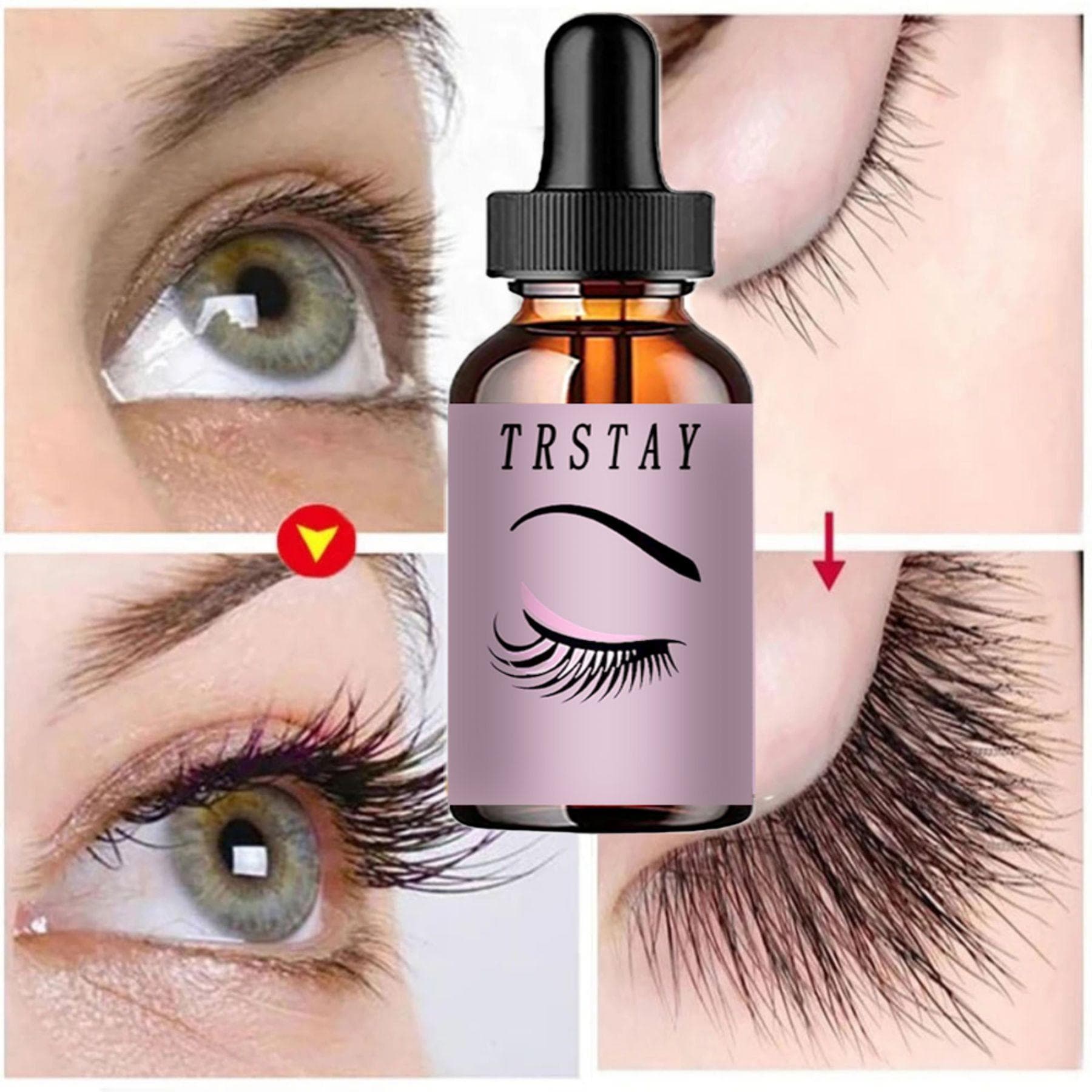 Serum do wzrostu rzęs Produkty wzmacniające brwi Dłuższe, pełniejsze, grubsze rzęsy Wzmacniające rzęsy Pielęgnacja dla mężczyzn i kobiet