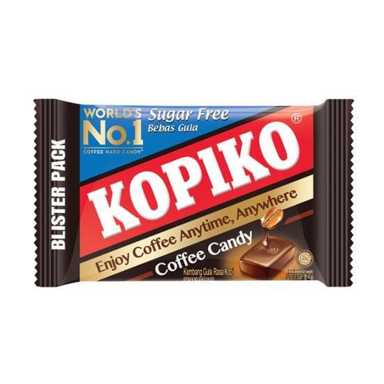 Kopico Cukierki o smaku kawy bez cukru Blister 32g, koreańskie przekąski